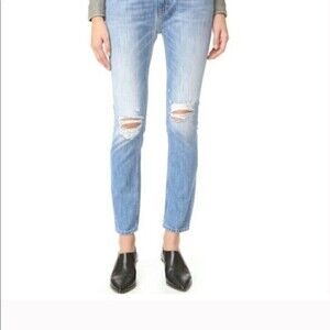 IRO Garçon Distressed Slim Fit Ankle Jeans‎